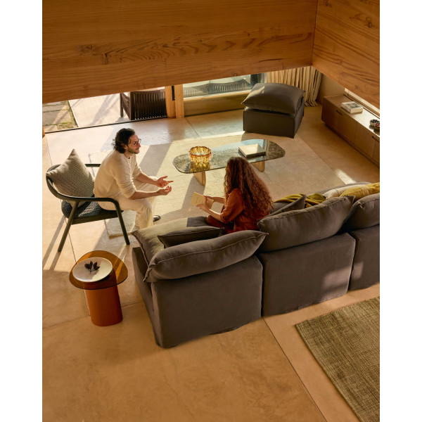 Журнальный столик La Forma Olir T00229CR10 Коричневый 48х47 см-2