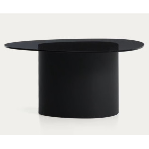 Журнальный столик La Forma Olir T00230CR01 Черный 82х74 см