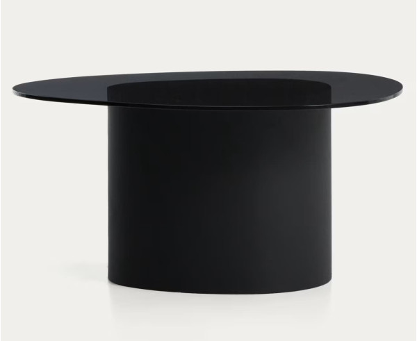 Журнальный столик La Forma Olir T00230CR01 Черный 82х74 см-0