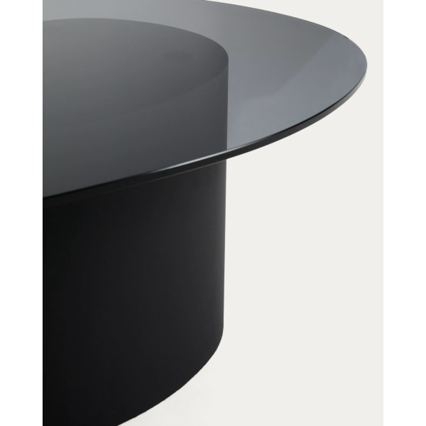 Журнальный столик La Forma Olir T00230CR01 Черный 82х74 см-3