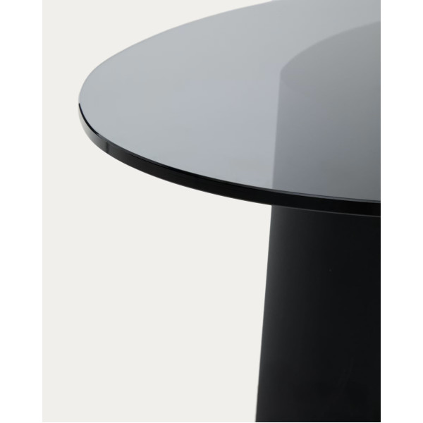 Журнальный столик La Forma Olir T00230CR01 Черный 82х74 см-4