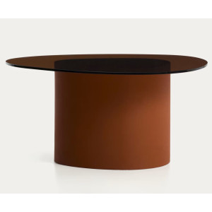 Журнальный столик La Forma Olir T00230CR10 Коричневый 82х74 см