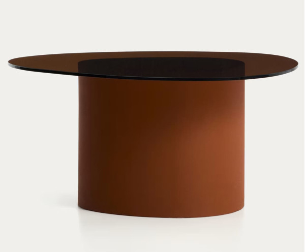 Журнальный столик La Forma Olir T00230CR10 Коричневый 82х74 см-0