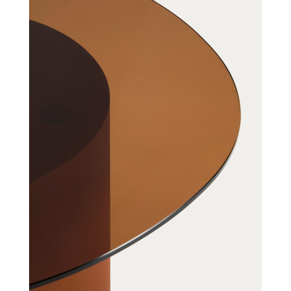 Журнальный столик La Forma Olir T00230CR10 Коричневый 82х74 см-3