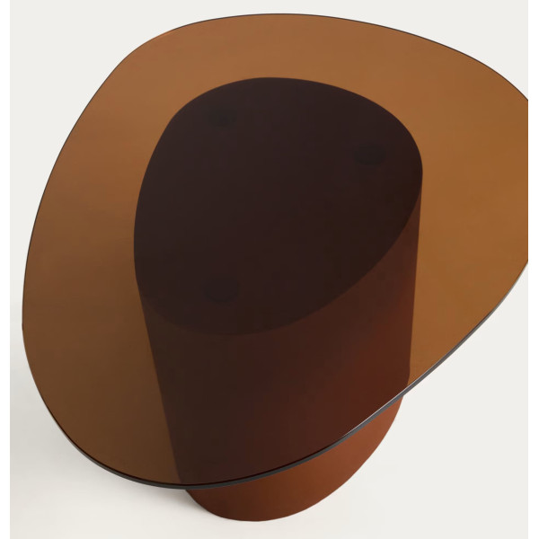 Журнальный столик La Forma Olir T00230CR10 Коричневый 82х74 см-2