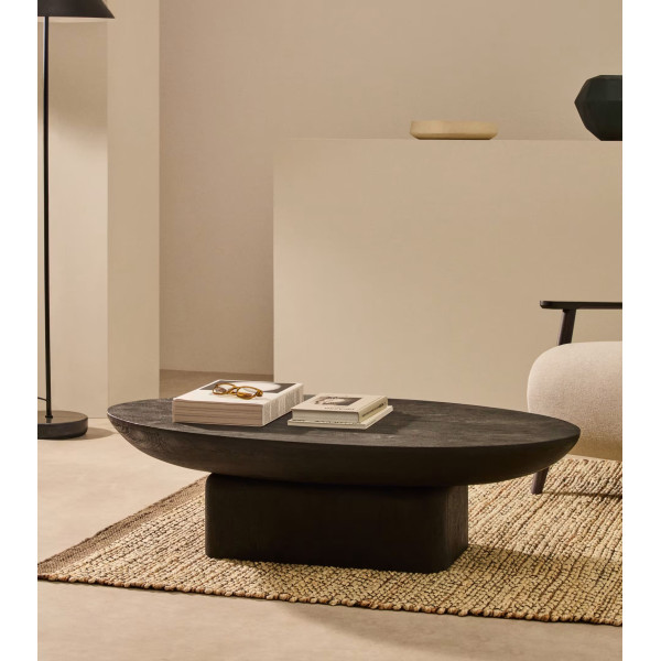Кавовий столик La Forma Ovak T00036MA01 Чорний-0