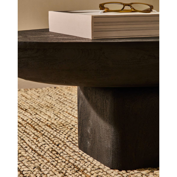 Кавовий столик La Forma Ovak T00036MA01 Чорний-1