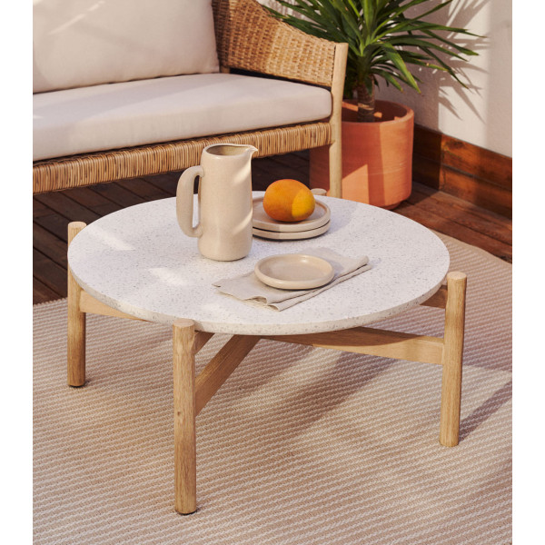 Кофейный столик La Forma Pola J0300042PR05 Ø 80 см-0