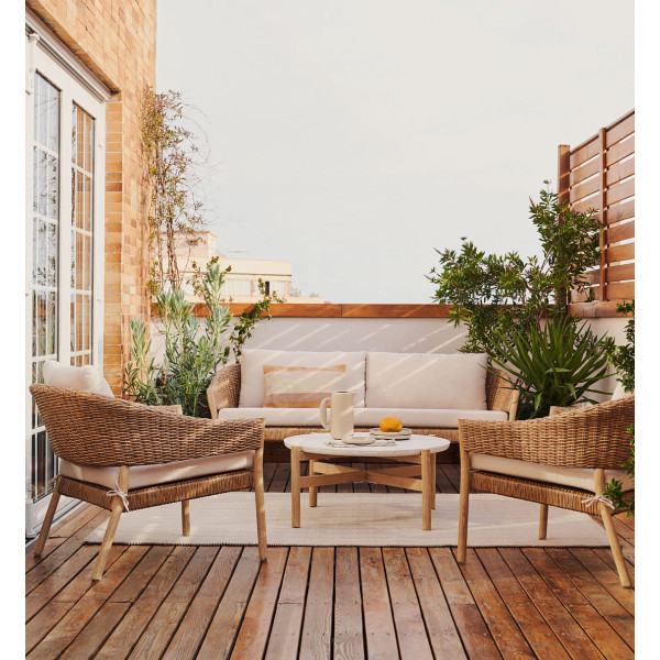 Кофейный столик La Forma Pola J0300042PR05 Ø 80 см-1