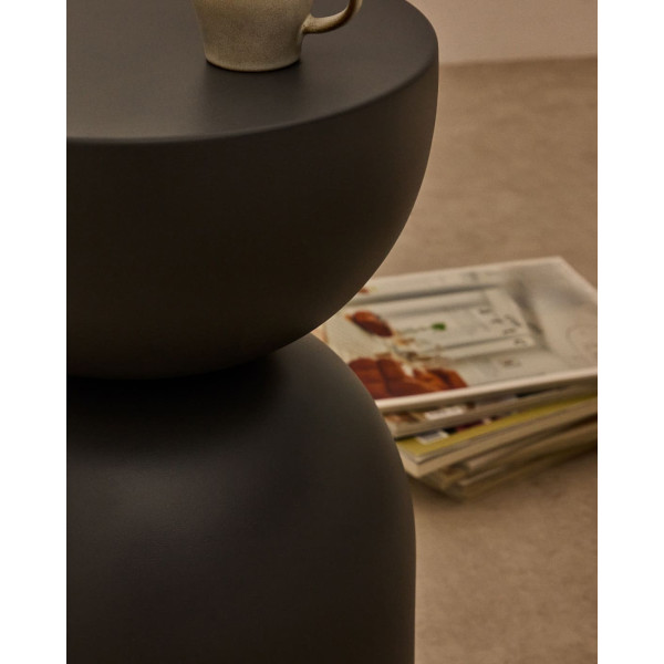 Кавовий столик La Forma RACHELL T00101RR15 Сірий Ø 30.5 см-1