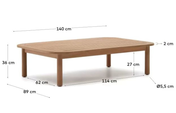Кофейный столик La Forma Sacova J0300043MM46-6