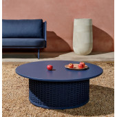 Журнальний столик La Forma Sedalis O00099RO25 Синій Ø 99 см