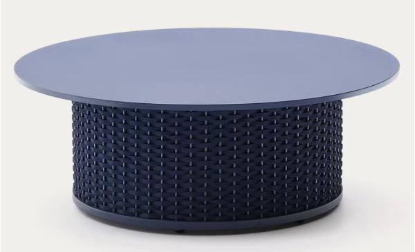 Журнальный столик La Forma Sedalis O00099RO25 Синий Ø 99 см-3