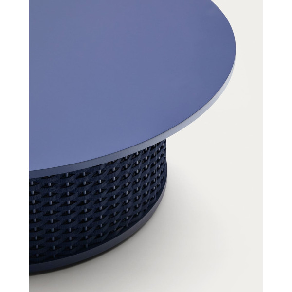 Журнальный столик La Forma Sedalis O00099RO25 Синий Ø 99 см-5