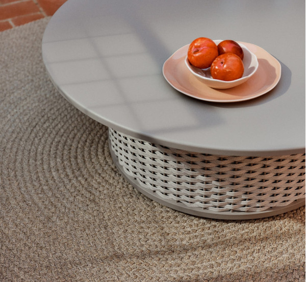 Журнальный столик La Forma Sedalis O00099RO39 Серо-коричневый Ø 99 см-3