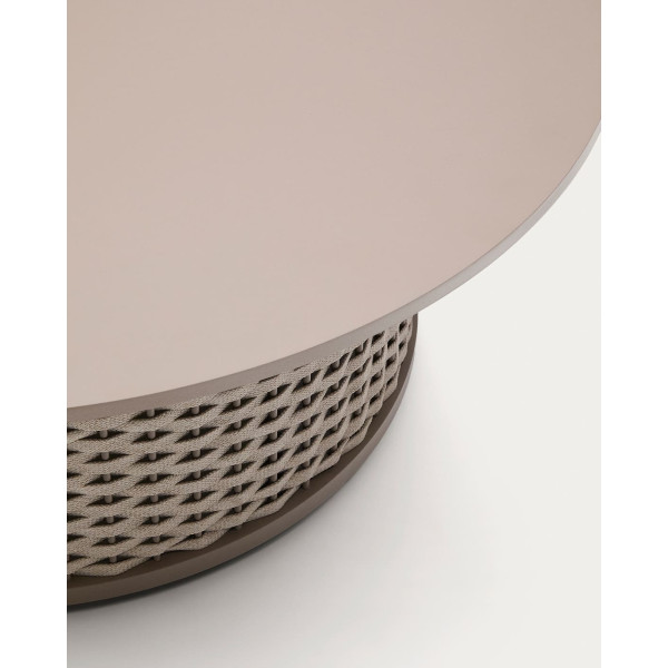 Журнальный столик La Forma Sedalis O00099RO39 Серо-коричневый Ø 99 см-6