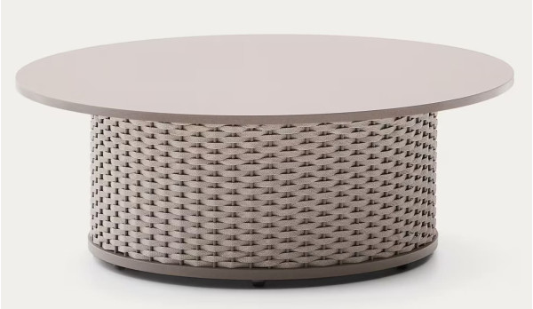 Журнальный столик La Forma Sedalis O00099RO39 Серо-коричневый Ø 99 см-4