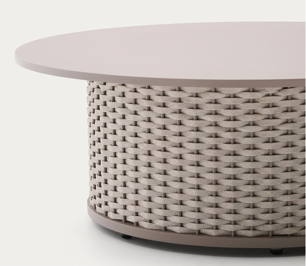 Журнальный столик La Forma Sedalis O00099RO39 Серо-коричневый Ø 99 см-5