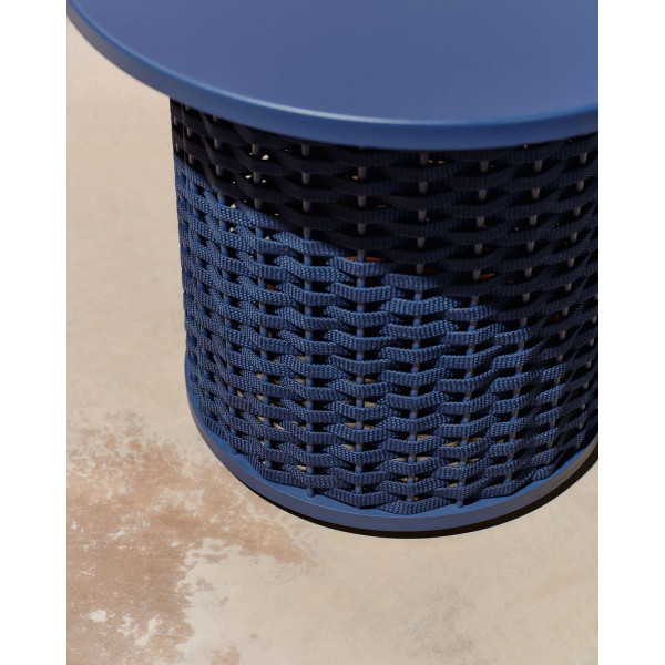 Кофейный столик La Forma Sedalis O00098RO25 Синий Ø 50 см-3