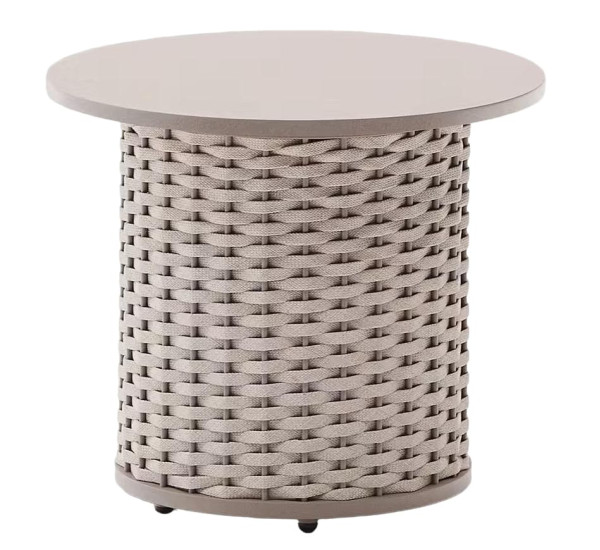 Кофейный столик La Forma Sedalis O00098RO39 Серо-коричневый Ø 50 см-4