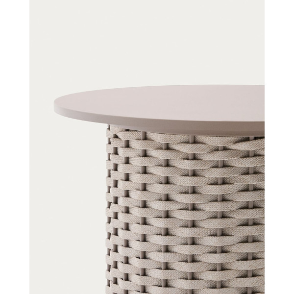 Кофейный столик La Forma Sedalis O00098RO39 Серо-коричневый Ø 50 см-5