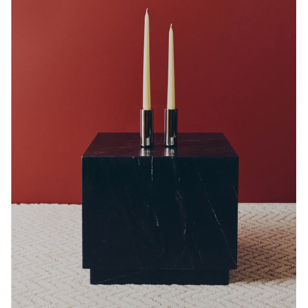 Приставний столик La Forma Sorein T00294PM01 Чорний 40х40 см-0