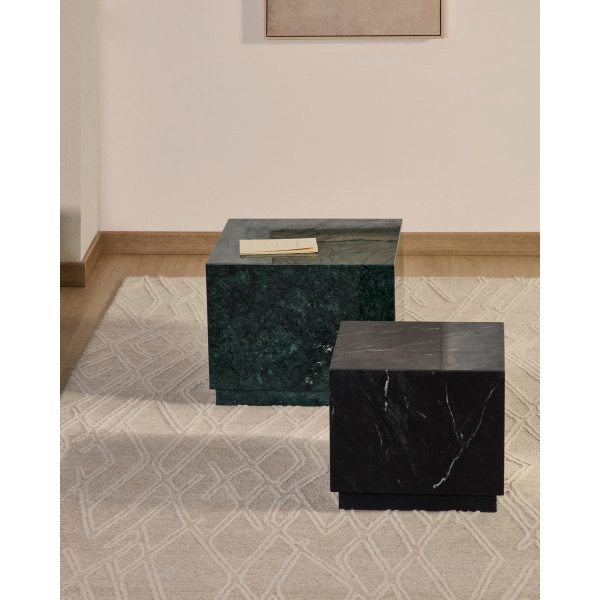 Приставний столик La Forma Sorein T00294PM01 Чорний 40х40 см-3