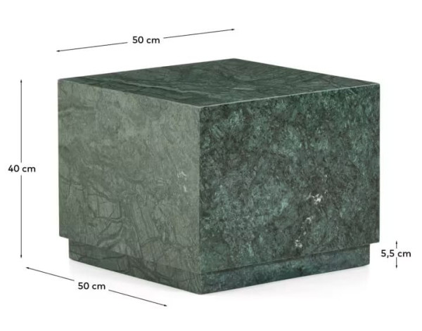 Приставний столик La Forma Sorein T00297PM06 Зелений 50х50 см-10