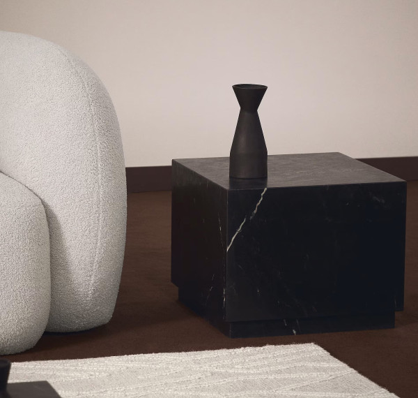 Приставной столик La Forma Sorein T00298PM01 Черный 50х50 см-1