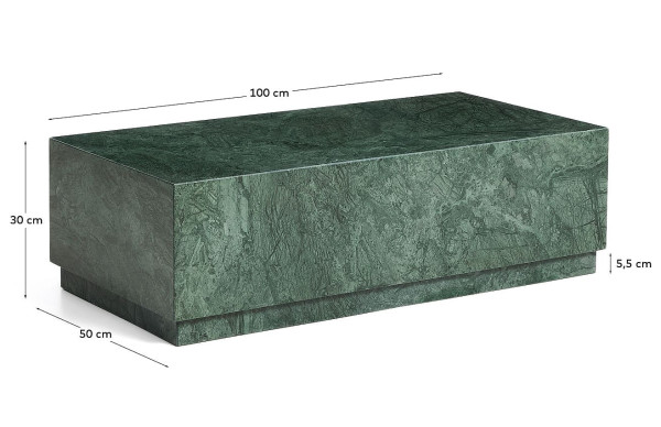 Журнальный столик La Forma Sorein T00301PM05 Зеленый 100х50 см-7