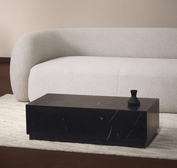 Журнальный столик La Forma Sorein T00302PM05 Черный 100х50 см-0