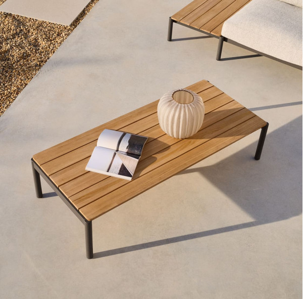 Кофейный столик La Forma Sorells O00196RR02 Серый 63x150 см-0