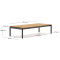 Кавовий столик La Forma Sorells O00196RR02 Сірий 63x150 см-5-thumb