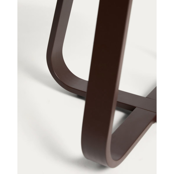 Садовый журнальный столик La Forma Tamaris O00663RR09 Коричневый Ø 48 см-11