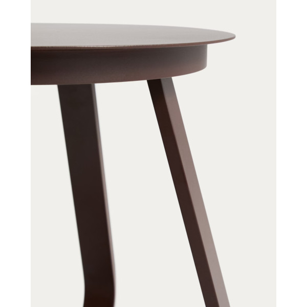 Садовый журнальный столик La Forma Tamaris O00663RR09 Коричневый Ø 48 см-10