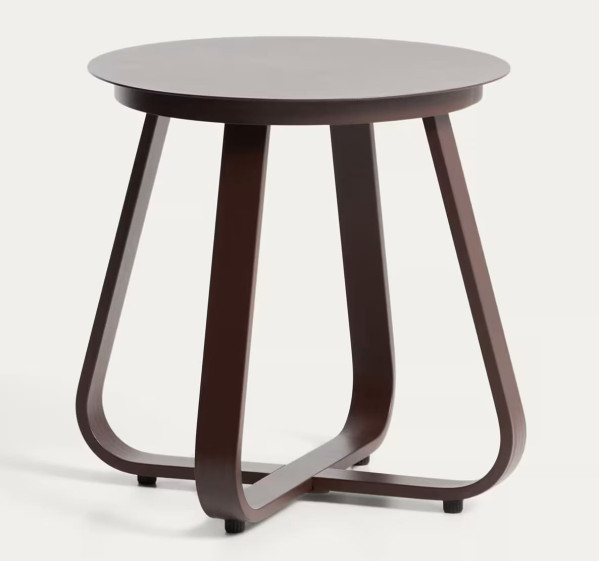 Садовый журнальный столик La Forma Tamaris O00663RR09 Коричневый Ø 48 см-8