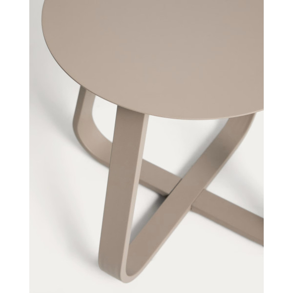 Садовый журнальный столик La Forma Tamaris O00663RR12 Бежевый Ø 48 см-7