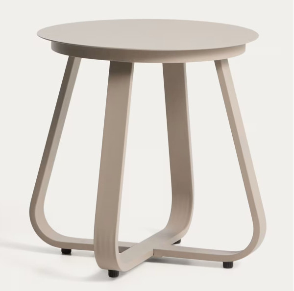 Садовый журнальный столик La Forma Tamaris O00663RR12 Бежевый Ø 48 см-5