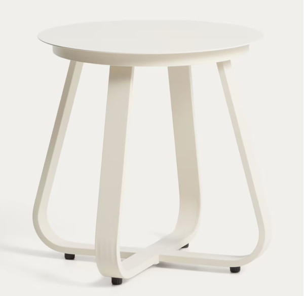 Садовый журнальный столик La Forma Tamaris O00663RR39 Экрю Ø 48 см-6