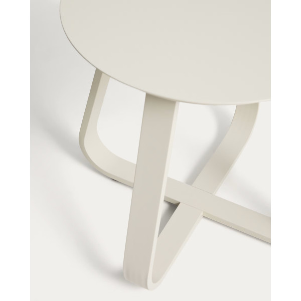 Садовый журнальный столик La Forma Tamaris O00663RR39 Экрю Ø 48 см-7