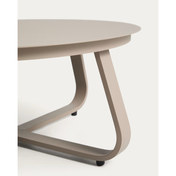 Садовый журнальный столик La Forma Tamaris O00664RR12 Бежевый Ø 80 см-6