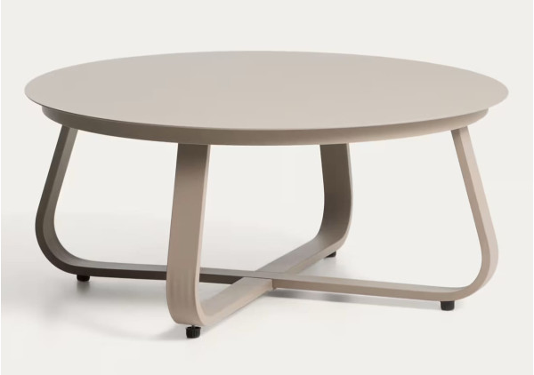 Садовый журнальный столик La Forma Tamaris O00664RR12 Бежевый Ø 80 см-5