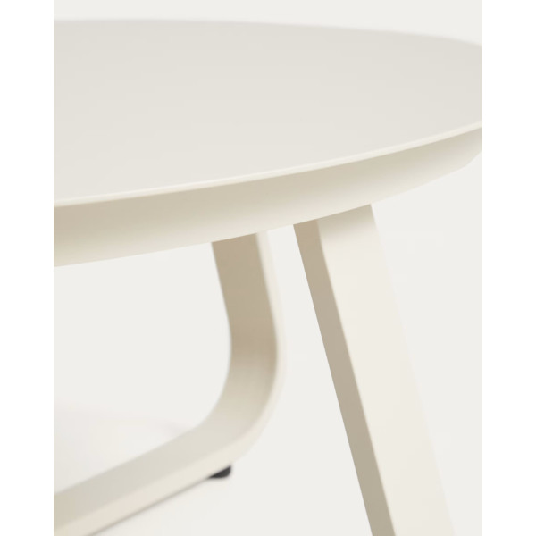 Садовый журнальный столик La Forma Tamaris O00664RR39 Экрю Ø 80 см-7