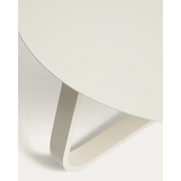 Садовый журнальный столик La Forma Tamaris O00664RR39 Экрю Ø 80 см-8