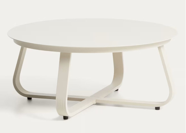 Садовый журнальный столик La Forma Tamaris O00664RR39 Экрю Ø 80 см-6