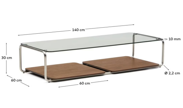 Журнальний стіл La Forma Tarsel T00256WM10-12