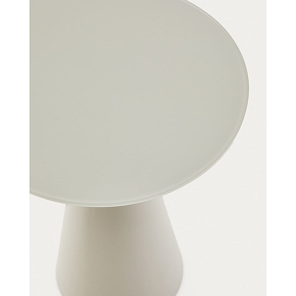 Кавовий столик La Forma WILSHIRE T00017CR03 Сірий Ø 35 см-4