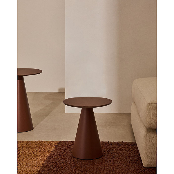 Журнальный столик La Forma Wilshire T00018CR16 Терракотовый Ø 30 см-1