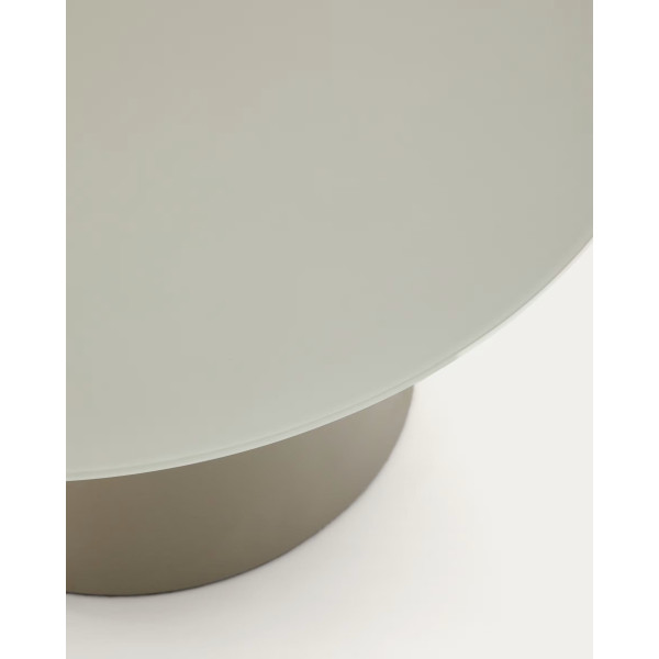 Кавовий столик La Forma WILSHIRE T0600003CR03 Сірий Ø 80 см-4