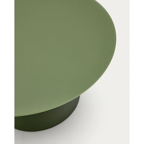 Кофейный столик La Forma WILSHIRE T0600003CR19 Зеленый Ø 80 см-4